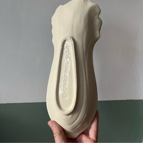 Cardinal Usa Ceramic Celery Shaped Serving Dish or Spoon Rest - Picture 6 of 6